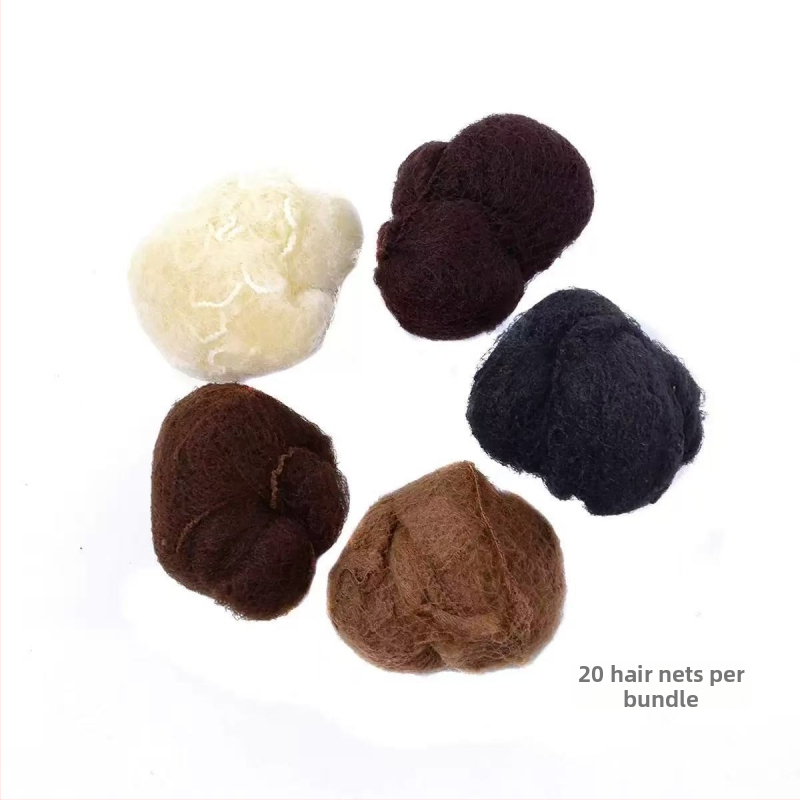 Найлонова плетена мрежа за кок коса с 5 мм дантела, прост стил, унисекс аксесоар за коса