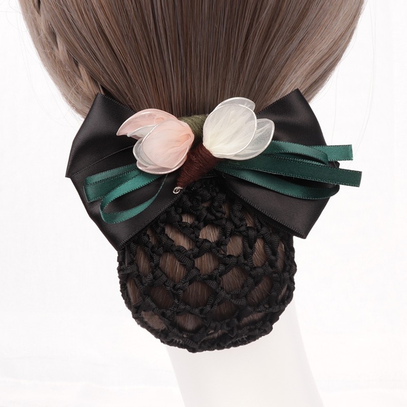 Lilledest juuksevõrk lipsuga, käsitsi valmistatud, jaapani-korea stiil, mudel C07