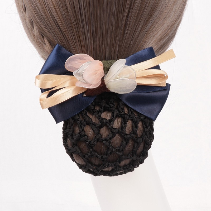 Lilledest juuksevõrk lipsuga, käsitsi valmistatud, jaapani-korea stiil, mudel C07