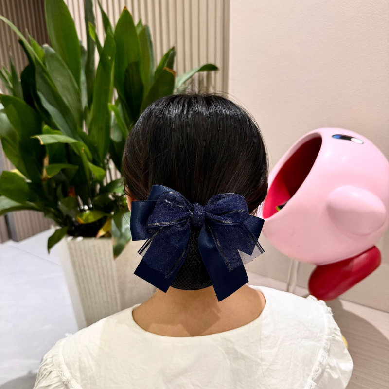 Käsitsi valmistatud lilleline juuksevõrk, jaapani/korea stiil, kangas, 2024 kevad