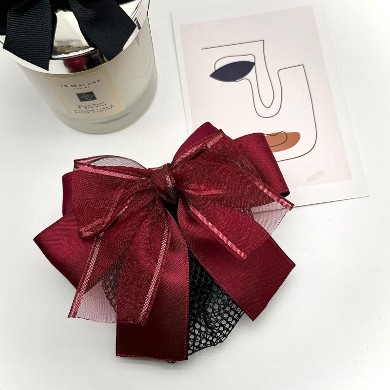 Käsitsi valmistatud lilleline juuksevõrk, jaapani/korea stiil, kangas, 2024 kevad