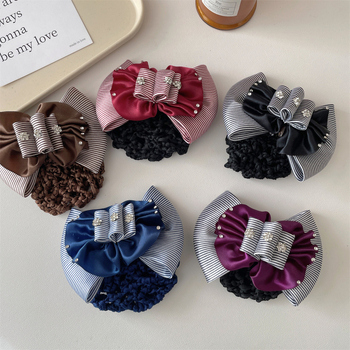 Juukseaksessuaar kristalllille ja võrguga, metallist pael, Fashion OL stiil, FW8029 – Sailing Shadow