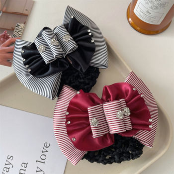 Juukseaksessuaar kristalllille ja võrguga, metallist pael, Fashion OL stiil, FW8029 – Sailing Shadow