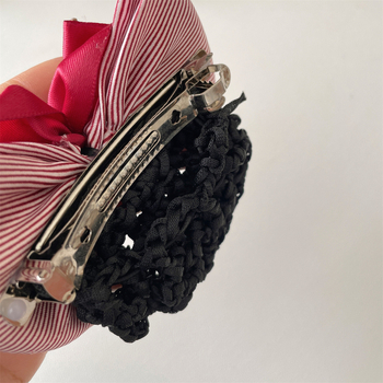 Juukseaksessuaar kristalllille ja võrguga, metallist pael, Fashion OL stiil, FW8029 – Sailing Shadow