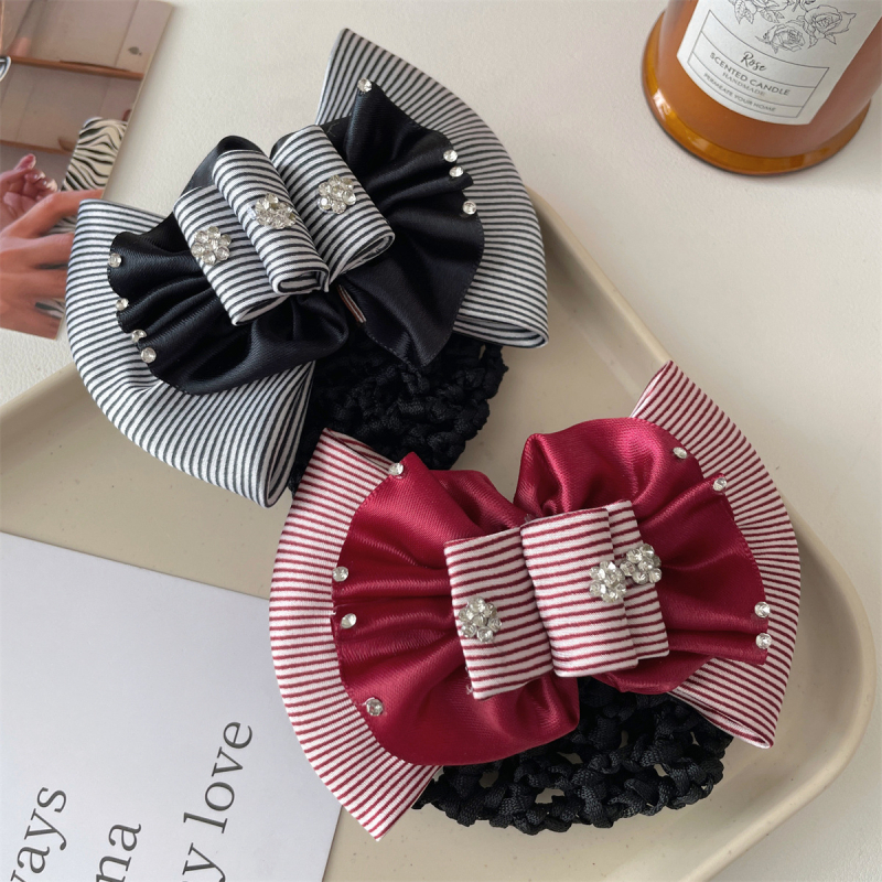 Juukseaksessuaar kristalllille ja võrguga, metallist pael, Fashion OL stiil, FW8029 – Sailing Shadow