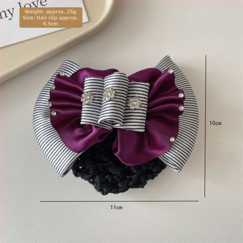 Juukseaksessuaar kristalllille ja võrguga, metallist pael, Fashion OL stiil, FW8029 – Sailing Shadow