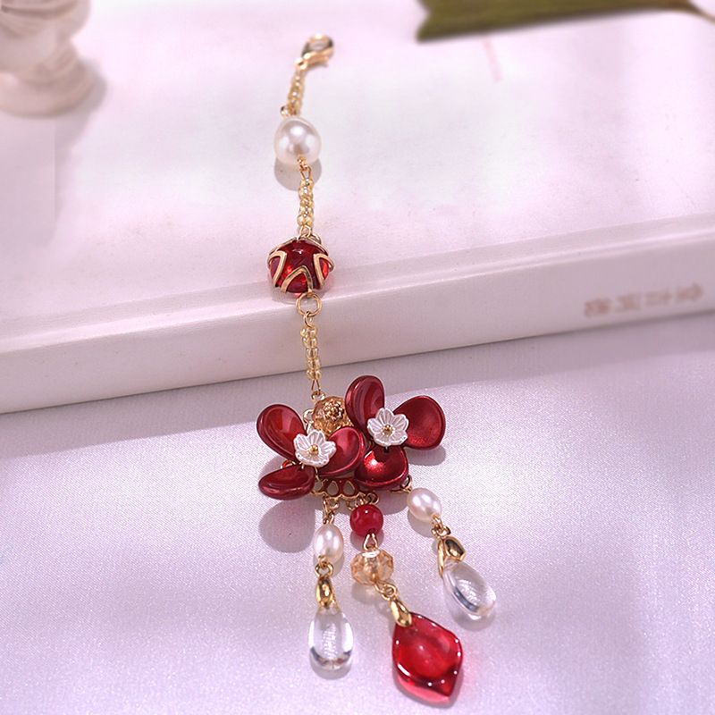 Perlasta ručno pletena čelna lančić s kineskim stilom, dodatak za kosu, veliko pakiranje, proljeće 2023