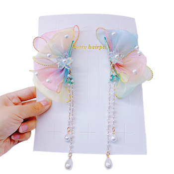 Laste pärlidega juukseklips, multika stiilis, kevad 2024
