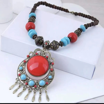 Antiikne etniline peavõru geomeetrilise kujundusega - DIAMAN DN1002