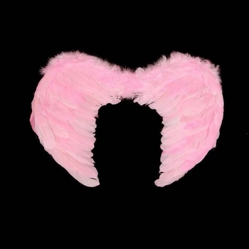 Ангелски крила - реквизит за костюм, ръчно изработени от пера, Chenping crafts