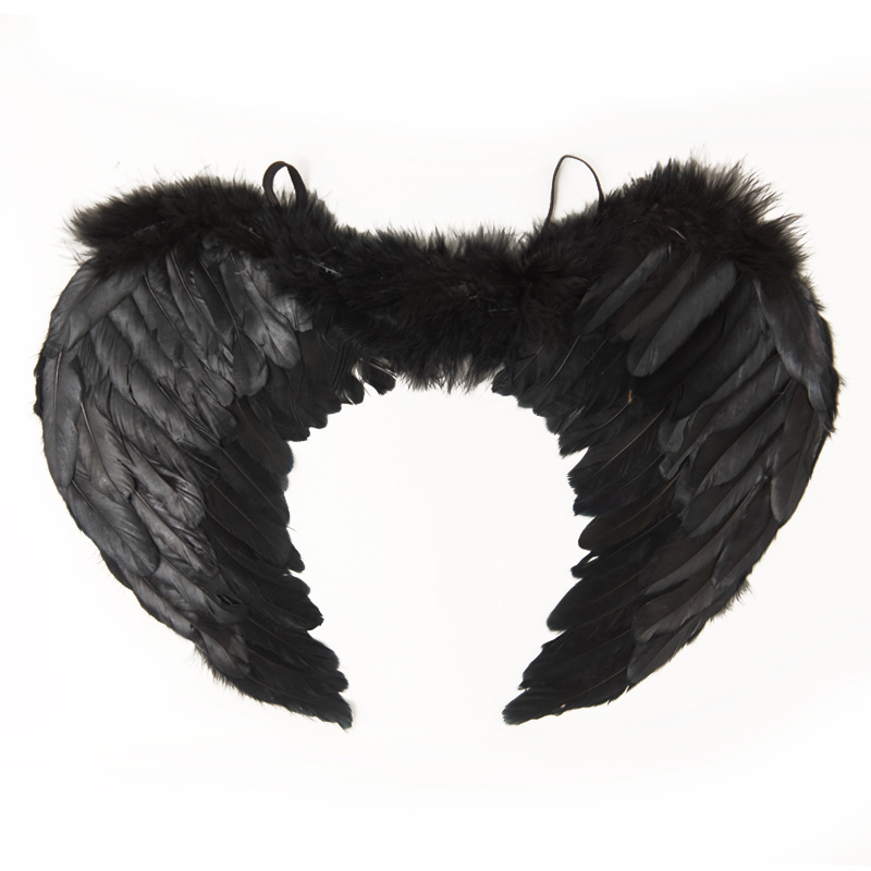 Ангелски крила - реквизит за костюм, ръчно изработени от пера, Chenping crafts