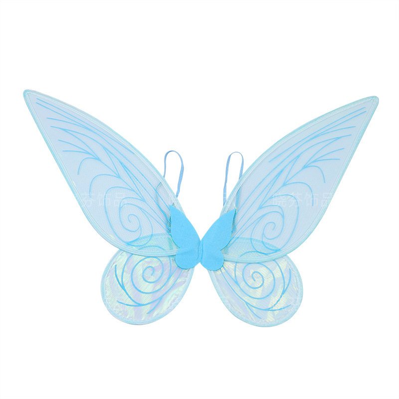 Ангелски криле за деца — сгъваеми криле за декорация на гърба и обличане за сценични изпълнения