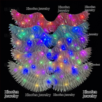 Светещи ангелски крила – пелерина за малка фея, полиестер