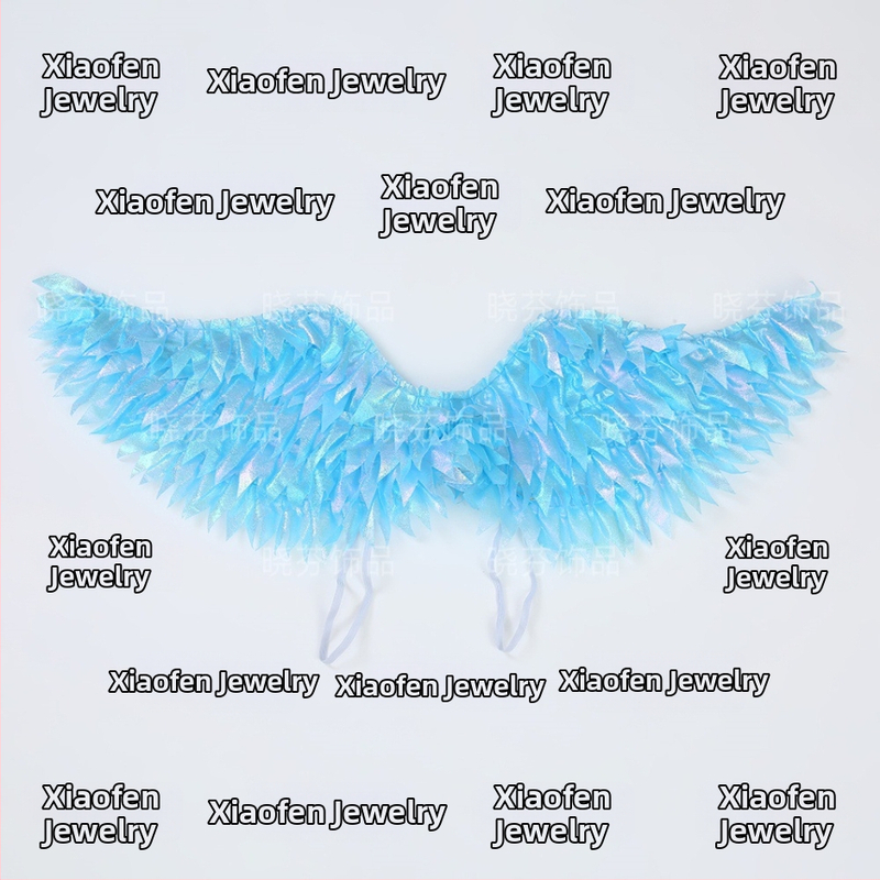 Светещи ангелски крила – пелерина за малка фея, полиестер