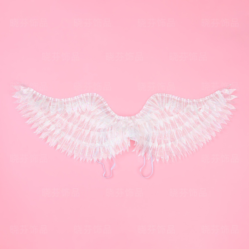 Светещи ангелски крила – пелерина за малка фея, полиестер