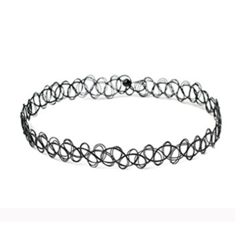 Set colier 6 bucăți – poliester, manufactură manuală, stil geometric, lanț obișnuit