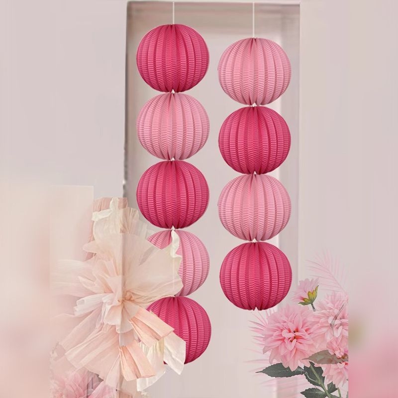 Kāzu laternas dekors, ziemas melones formas, no papīra, silkscreen druka, minimālisks stils