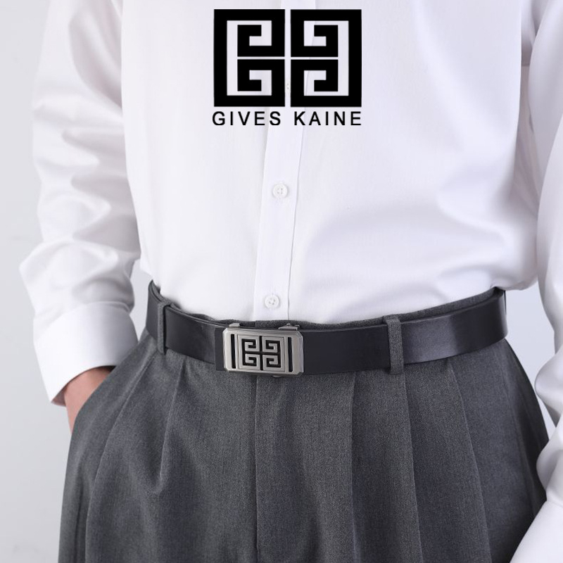 Férfi PU bőr öv automata csattal és ötvözetes csattal, Tavasz 2025, Stílus: üzleti, sokoldalú, elegáns, minimalist, hétköznapi