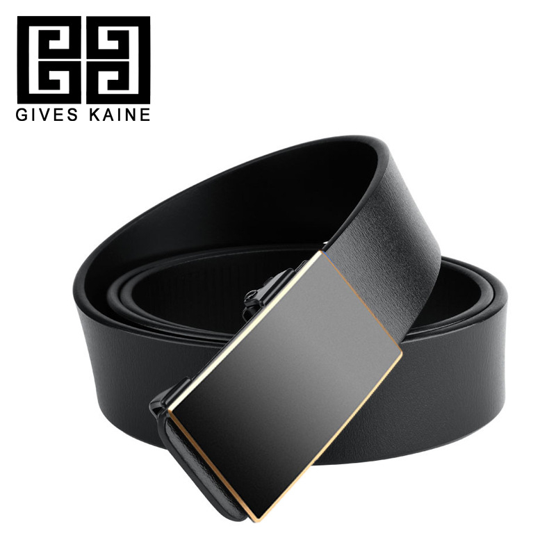 Férfi PU bőr öv automata csattal és ötvözetes csattal, Tavasz 2025, Stílus: üzleti, sokoldalú, elegáns, minimalist, hétköznapi