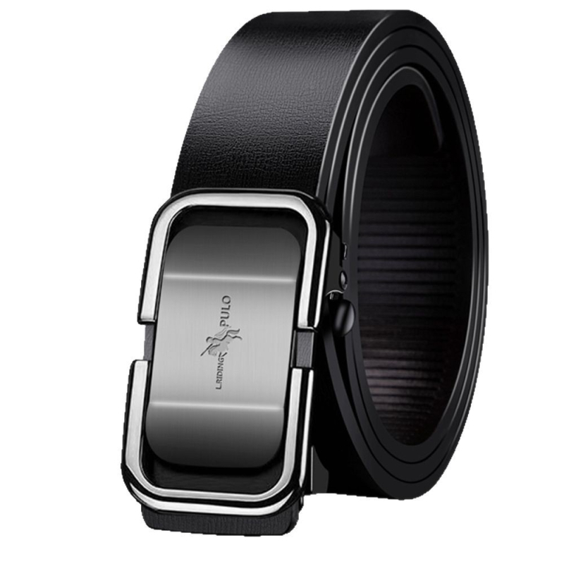 Curea pentru bărbați din piele sintetică, catarama din aliaj, închidere automată, lățime 2-4 cm, stil business minimalist