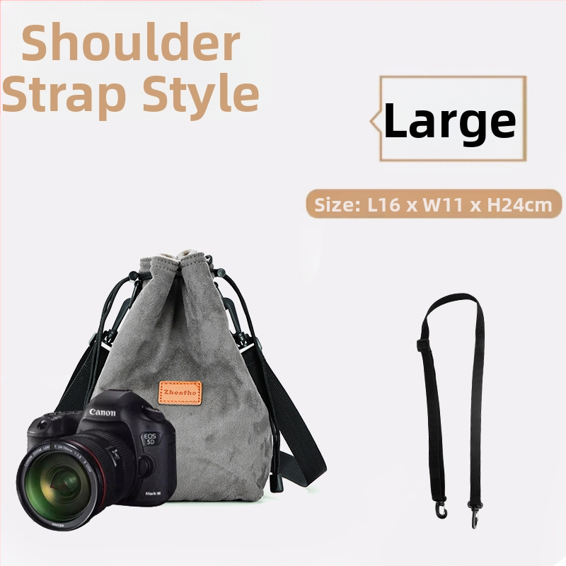 Sisemine liner mirrorless/SLR-kaamera jaoks plušise polsterdusega — ultra-kerge kaitseümbris Nikon, Canon, Sony, Fuji