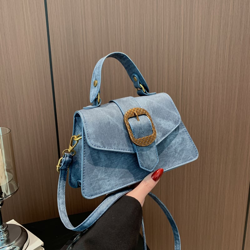 Τσάντα crossbody για τη μασχάλη, PU δέρμα, μικρό τετράγωνο σχήμα, street-trend, άνοιξη 2024, θήκη τηλεφώνου