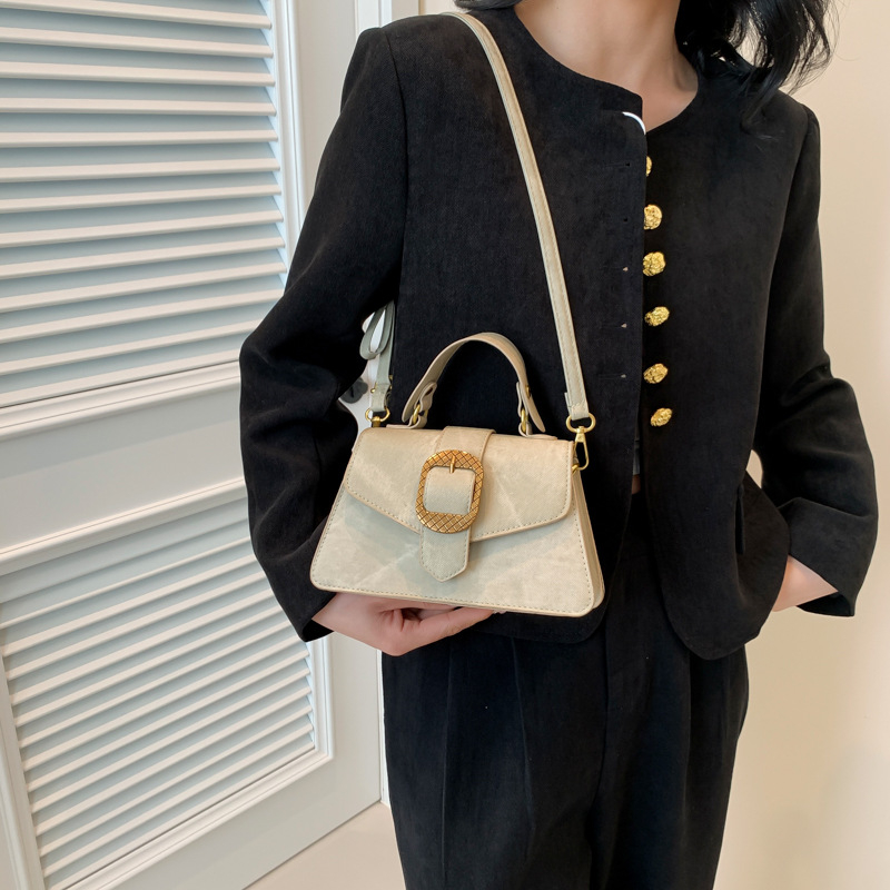 Τσάντα crossbody για τη μασχάλη, PU δέρμα, μικρό τετράγωνο σχήμα, street-trend, άνοιξη 2024, θήκη τηλεφώνου