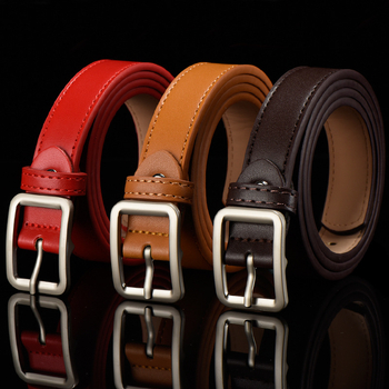 Ζώνη για παιδιά - Συνθετικό δέρμα, μεταλλική αγκράφα, κλείσιμο με ακίδα, πλάτος 2-4 εκ