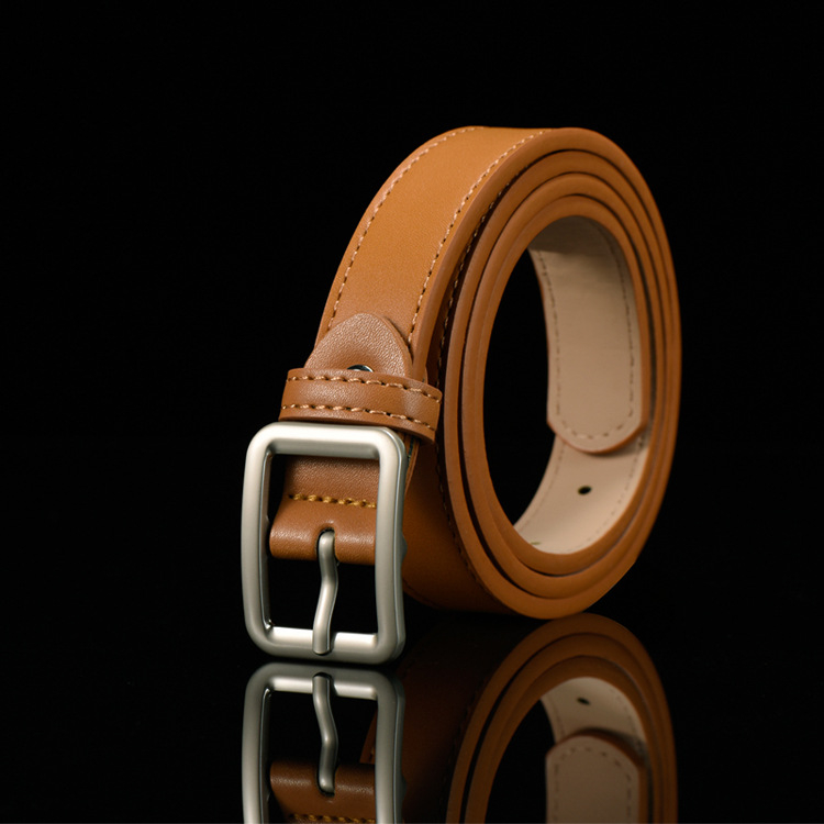 Ζώνη για παιδιά - Συνθετικό δέρμα, μεταλλική αγκράφα, κλείσιμο με ακίδα, πλάτος 2-4 εκ