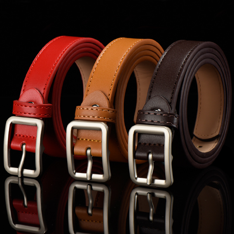 Ζώνη για παιδιά - Συνθετικό δέρμα, μεταλλική αγκράφα, κλείσιμο με ακίδα, πλάτος 2-4 εκ