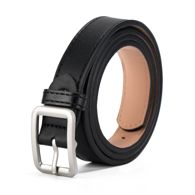 Ζώνη για παιδιά - Συνθετικό δέρμα, μεταλλική αγκράφα, κλείσιμο με ακίδα, πλάτος 2-4 εκ