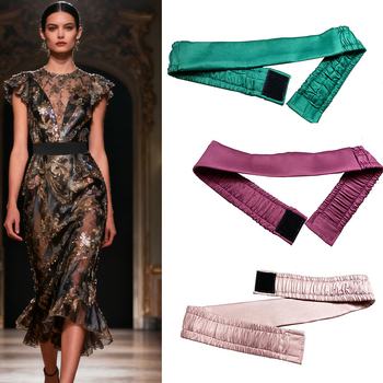 Centură decorativă talie elastică pentru rochii — pentru femei adulte, lungimi 60–80 cm sau 80–100 cm, stil versatil