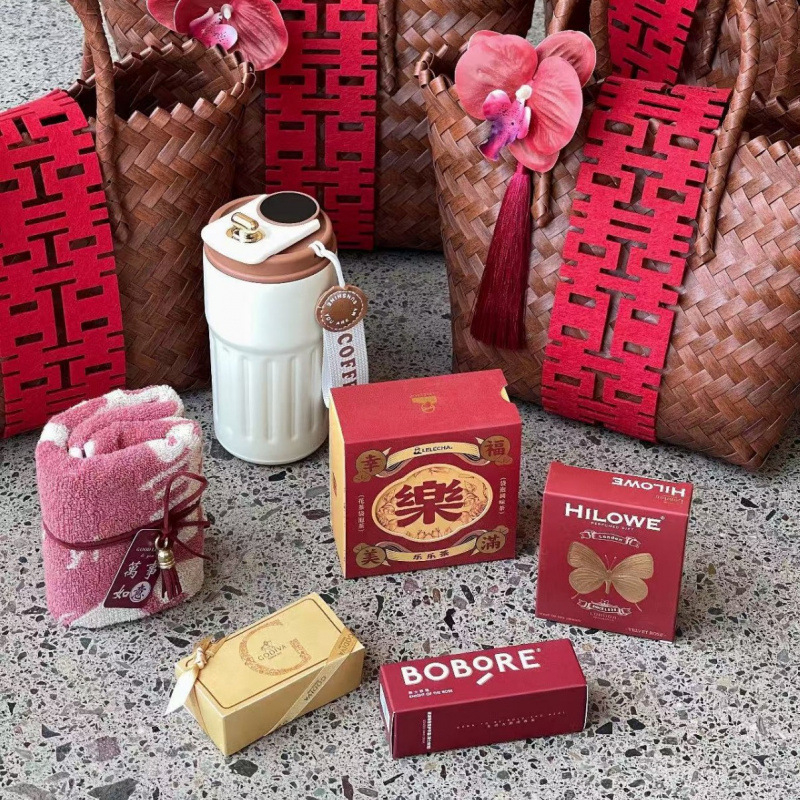 Γυναικεία τσάντα χειρός από PP, στρογγυλό σχήμα, θήκη για κινητό τηλέφωνο, ανοιχτή τσέπη, θέμα γάμου