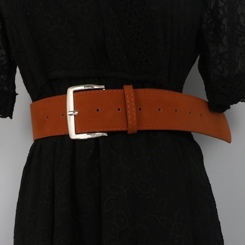 Ženski pojas od umjetne kože, minimalistički stil, jednodnevni pojas?