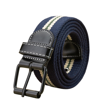 Vászonöv férfiaknak, többlyukas kivitel, koreai stílusú All‑match, vas csattal, 2023 tavasz