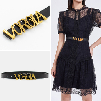 Olola női öv, valódi bőr, két réteg tehénbőrből, 2–4 cm széles, ötvözet csat