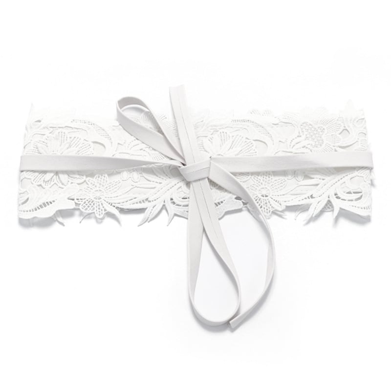 Centură lată pentru talie în stil coreean din piele artificială, finisaj jacquard decorativ, un singur mărime, potrivită pentru fuste și pulovere