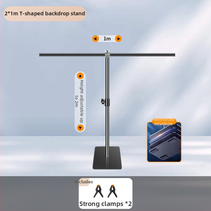 Extreme Shadow Tausta Statiiv Chromakey Taustaga tootekujutamiseks — raua ja ABS konstruktsioon