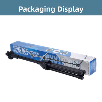 Mikrofona statīvs ar trim kājām, grīdas statīvs, vertikāls šķērsstienis, modelis 103