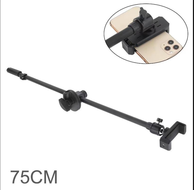 Mikrofona statīvs ar trim kājām, grīdas statīvs, vertikāls šķērsstienis, modelis 103