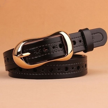 Ženski PU kožni pojas s metalnom kopčom s iglom, širina 2-4 cm, Joopzqm, svestran stil