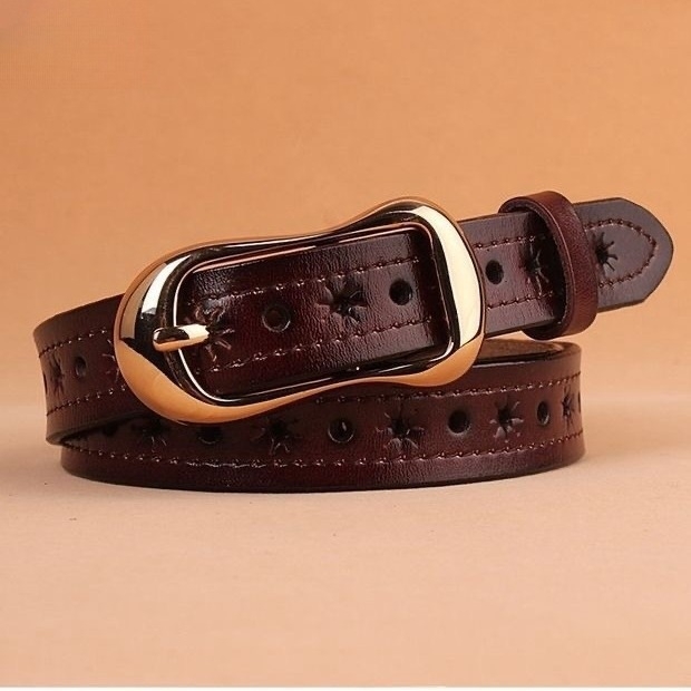 Ženski PU kožni pojas s metalnom kopčom s iglom, širina 2-4 cm, Joopzqm, svestran stil