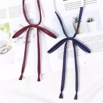 Λουλούδι για γιακά και γραβάτα-φιόγκος για γυναικείες σχολικές στολές, JK στυλ, πολυεστέρας, μονοχρωματικό σχέδιο, κανονικό πλάτος