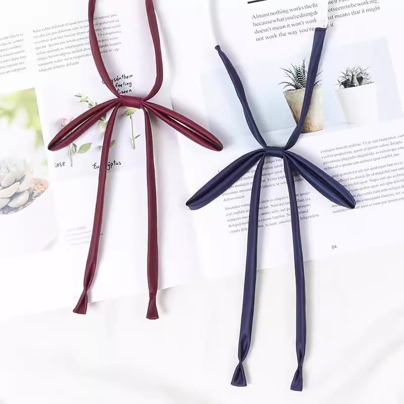 Λουλούδι για γιακά και γραβάτα-φιόγκος για γυναικείες σχολικές στολές, JK στυλ, πολυεστέρας, μονοχρωματικό σχέδιο, κανονικό πλάτος