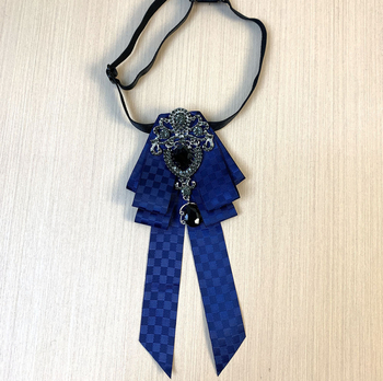 Μονόχρωμο λουλούδι για κολάρο και παπιγιόν, πολυεστέρας, yarn-dyed, επίπεδη κεφαλή, κορεατική έκδοση