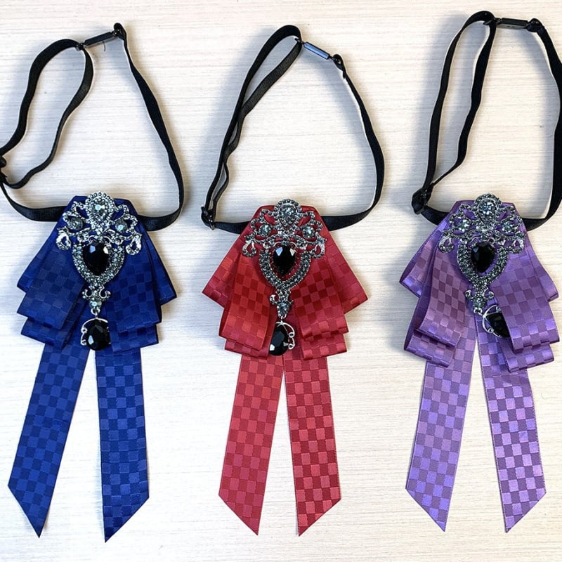 Μονόχρωμο λουλούδι για κολάρο και παπιγιόν, πολυεστέρας, yarn-dyed, επίπεδη κεφαλή, κορεατική έκδοση