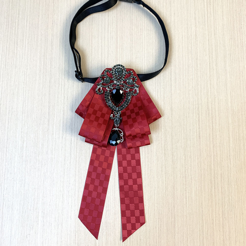 Μονόχρωμο λουλούδι για κολάρο και παπιγιόν, πολυεστέρας, yarn-dyed, επίπεδη κεφαλή, κορεατική έκδοση