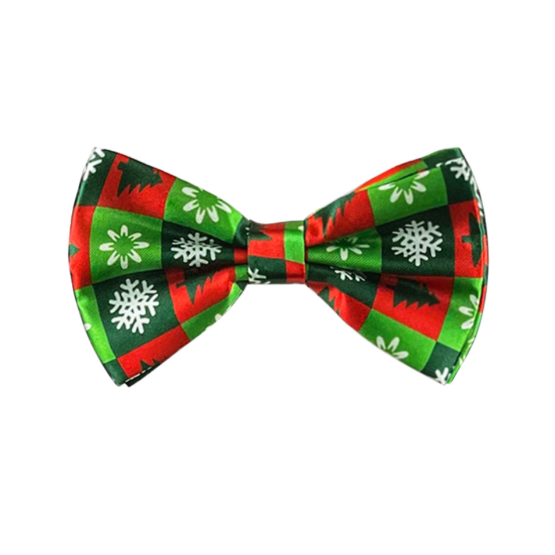 Γραβάτα για τα Χριστούγεννα από πολυεστέρα, unisex, στιλ flat-head, με χιονονιφάδες, καραμέλες και gingerbread man