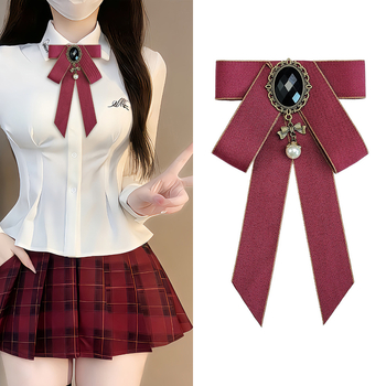 Női gallér virágos csokornyakkendő - kézzel készített, ötvözet, minimalist stílus, két az egyben