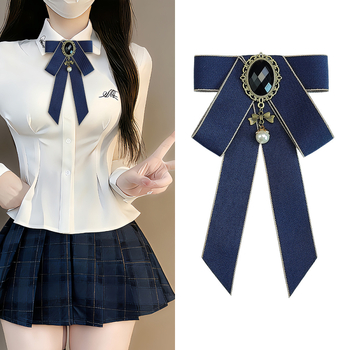 Női gallér virágos csokornyakkendő - kézzel készített, ötvözet, minimalist stílus, két az egyben